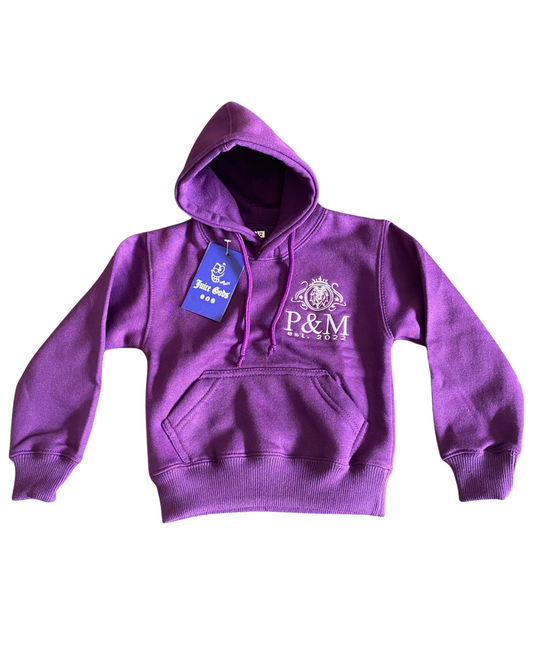 P&M | KIDS PURPLE HOODIE