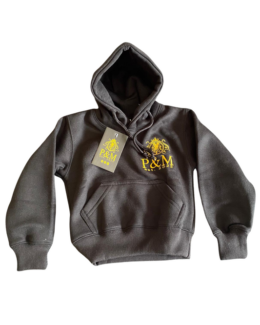P&M | KIDS BLACK HOODIE